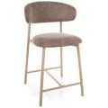 Напівбарний стілець кухонний Elton H-2 Brego Бежева тканина / Кашемір каркас1